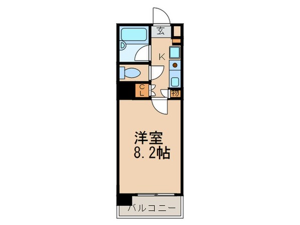 ラフィ－ネ博多の物件間取画像